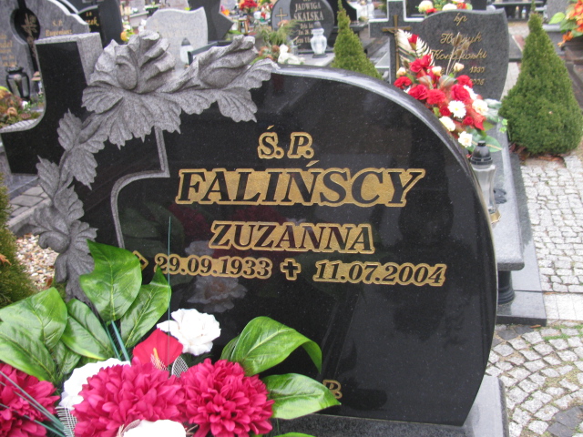 Zuzanna Falińska 1933 Herby - Grobonet - Wyszukiwarka osób pochowanych