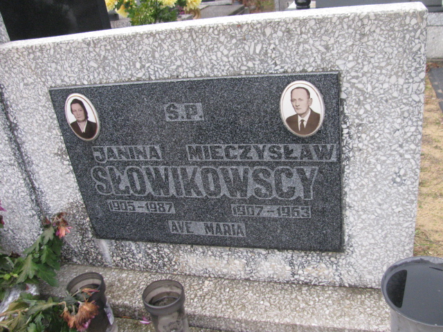 Mieczysław Słowikowski  1906 Herby - Grobonet - Wyszukiwarka osób pochowanych