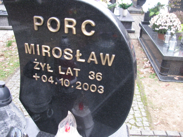 Grób Mirosław Porc