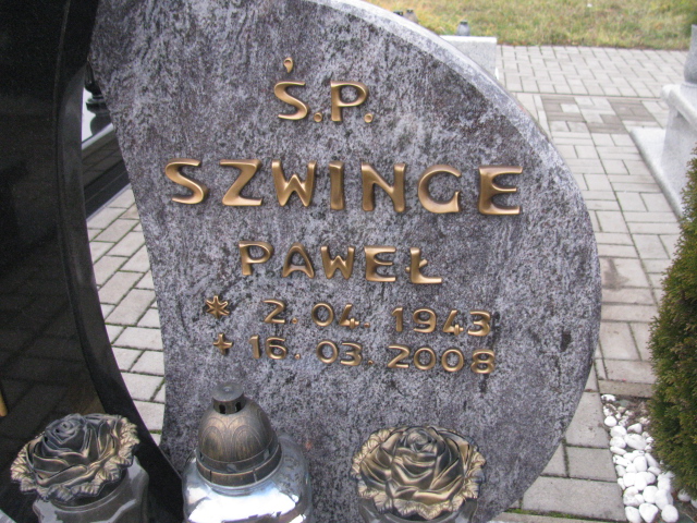 Paweł Szwinge 1943 Herby - Grobonet - Wyszukiwarka osób pochowanych